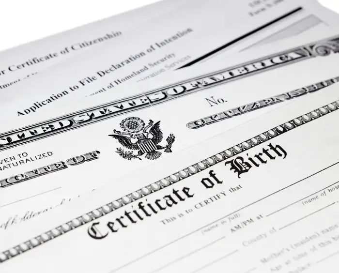 Birth and death certificate records office in Fulton County
